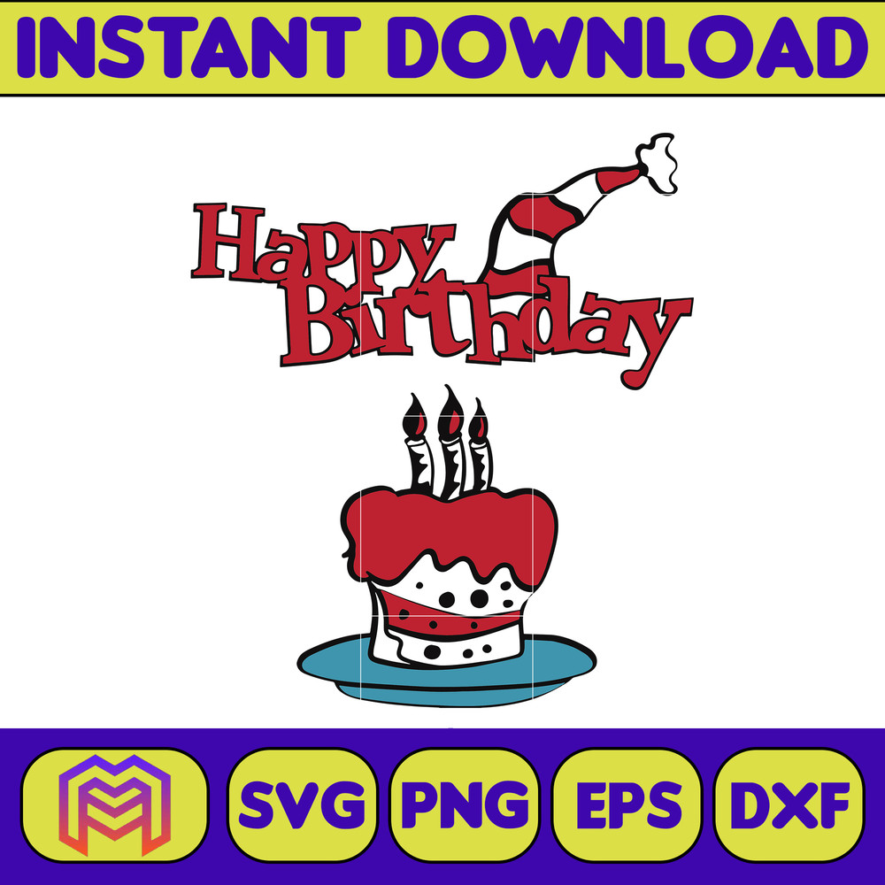 Dr Seuss Svg, Cat In The Hat SVG, Dr Seuss Hat SVG, Green Eggs And Ham Svg, Dr Seuss for Teachers Svg, Cricut, Thing Svg (246).jpg
