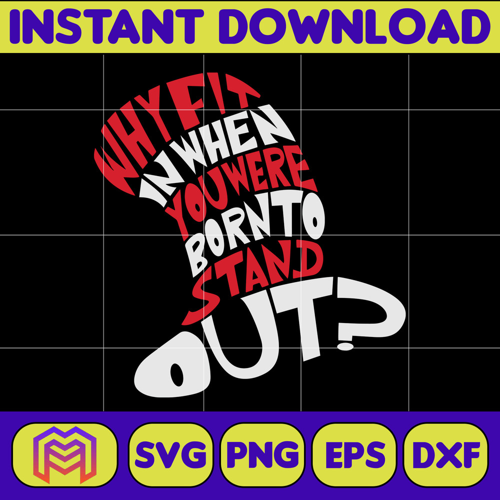 Dr Seuss Svg, Cat In The Hat SVG, Dr Seuss Hat SVG, Green Eggs And Ham Svg, Dr Seuss for Teachers Svg, Cricut, Thing Svg (251).jpg