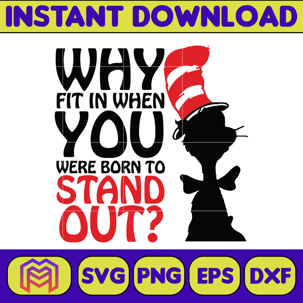 Dr Seuss Svg, Cat In The Hat SVG, Dr Seuss Hat SVG, Green Eggs And Ham Svg, Dr Seuss for Teachers Svg, Cricut, Thing Svg (264).jpg