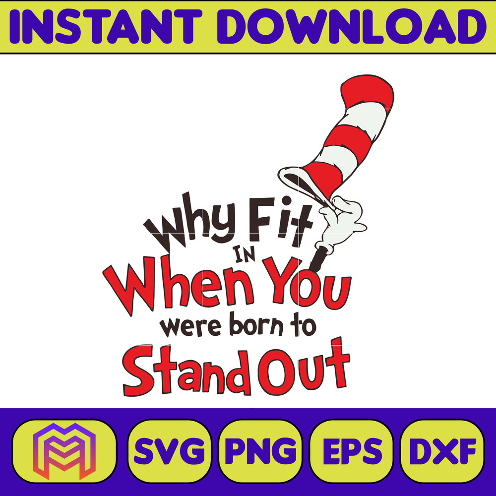 Dr Seuss Svg, Cat In The Hat SVG, Dr Seuss Hat SVG, Green Eggs And Ham Svg, Dr Seuss for Teachers Svg, Cricut, Thing Svg (269).jpg