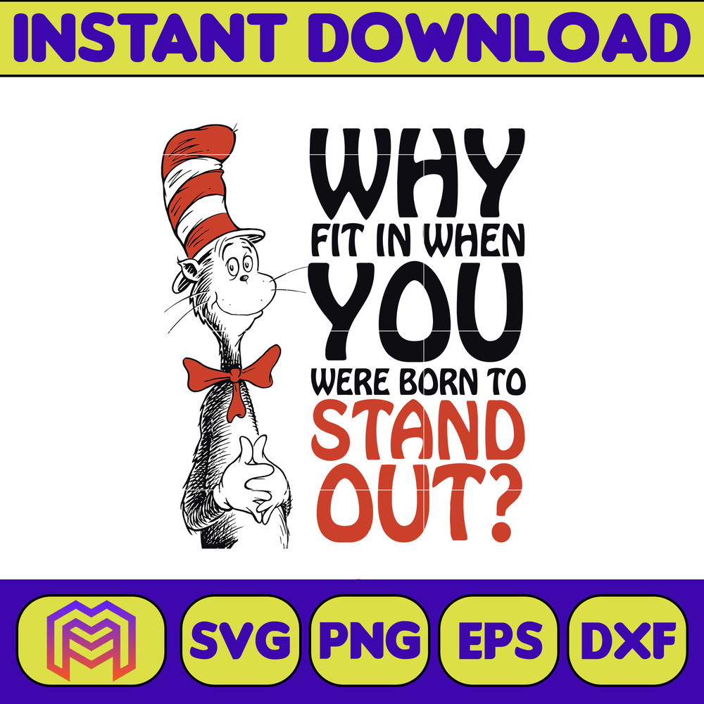 Dr Seuss Svg, Cat In The Hat SVG, Dr Seuss Hat SVG, Green Eggs And Ham Svg, Dr Seuss for Teachers Svg, Cricut, Thing Svg (390).jpg