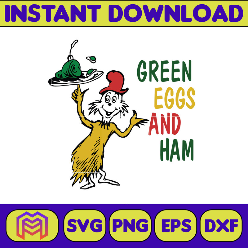 Dr Seuss Svg, Cat In The Hat SVG, Dr Seuss Hat SVG, Green Eggs And Ham Svg, Dr Seuss for Teachers Svg, Cricut, Thing Svg (394).jpg