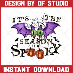 halloween png, it's the season to be spooky, halloween print files for sublimation, pumpkins png print files, halloween