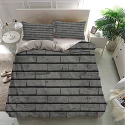 grey brick bedding sets, grey brick bedding, bedroom decor, decorations for home bedding sets, bedding luxury