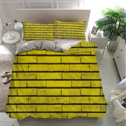 yellow brick bedding sets, yellow brick bedding, bedroom decor, decorations for home bedding sets, bedding luxury