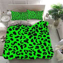 blue leopard skin bedding sets, blue leopard skin bedding, bedroom decor, decorations for home bedding sets, bedding