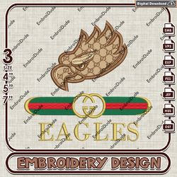 NCAA Gucci Florida Gulf Coast Eagles Embroidery Design, NCAA Embroidery Files, Gu.cci Embroidery, Digital Download