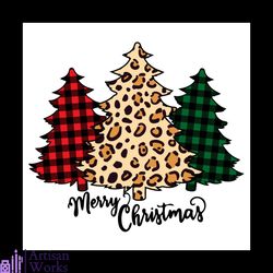 merry christmas pine tree svg, christmas svg, buffalo plaid svg