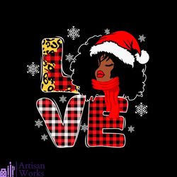 christmas black african american costume santa melanin svg, christmas svg