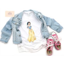 girls snow white shirt, girls snow white shirt, disney princess top, princess snow white shirt, birthday shirt