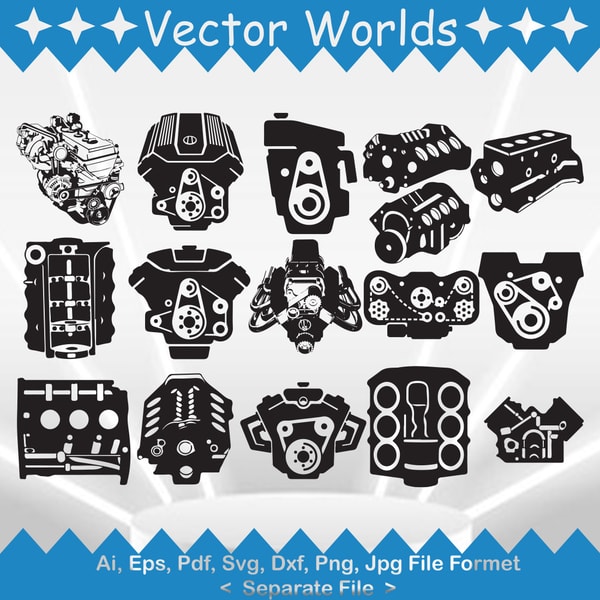 Engine Block svg, Engine Blocks svg, Engine, Block, SVG, ai, | Inspire ...