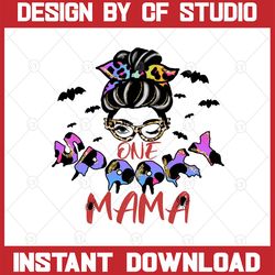 halloween png, one spooky mama png, mom halloween, spooky, boo crew, sublimation design downloads