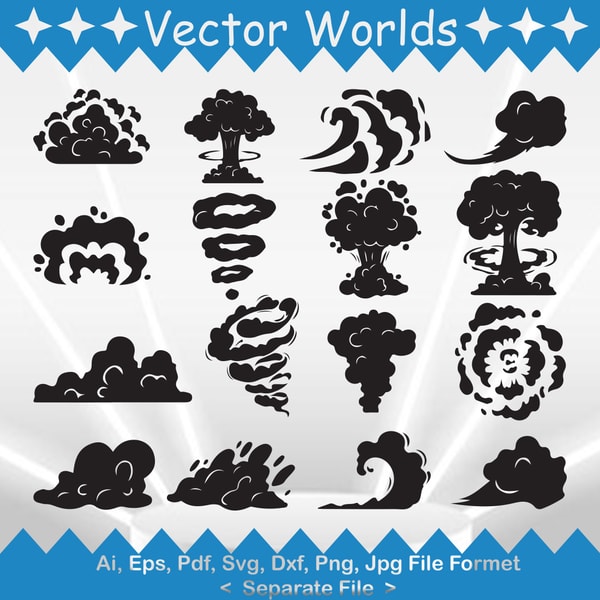 Explosion Cjoud Svg Explosion svg, Explosions svg, Explant, Cartoon, SVG, ai, pd - Inspire ...