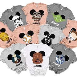disney star wars shirt, galaxys edge shirt, darth vader shirt, stormtrooper, funny star wars family, star wars trip 2023