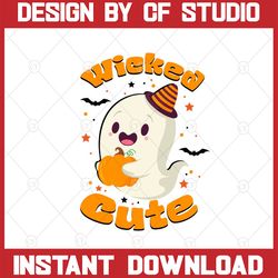 wicked cute halloween sublimation png, retro halloween sublimation, halloween sublimation, ghost png, pumpkin png, wicke