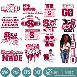 north carolina central university svg, hbcu svg, hbcu collection, historically black college designs svg, new hbcu 2023,