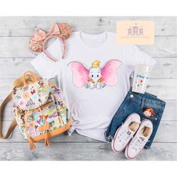 dumbo disney shirt, vacay mode shirt, elephant dumbo shirts, disney shirt, happy cute shirt, adults and kids sizes, shor