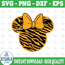 minnie mouse tiger png, png, dxf, mickey png, minnie png, disney png, disney digital