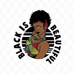 melanin girl black is beautiful svg