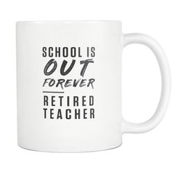 retired teacher gift teacher retirement gift retired teacher mug for retired teacher retirement gift for teacher school