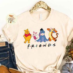 disney winnie the pooh shirt, pooh and friends shirt, piglet, tigger, eeyore shirt, disney friends shirt, disney trip sh