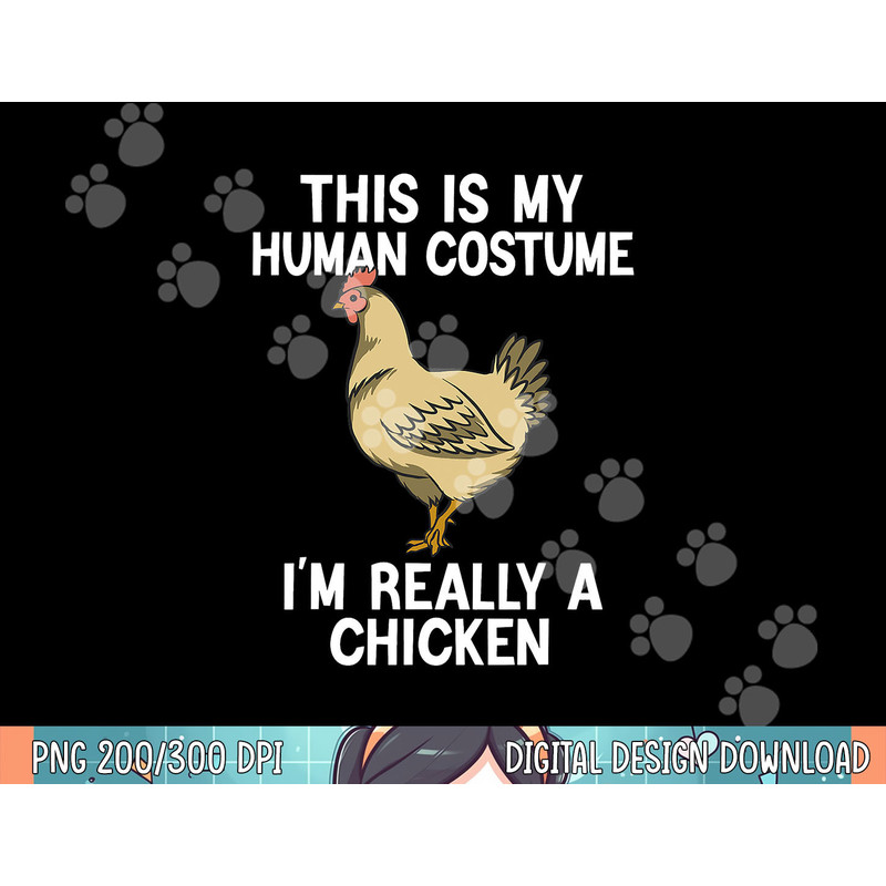 Simple Halloween Costumes for Men Women Funny Chicken png, sublimation.jpg