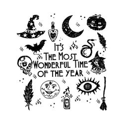 its the most wonderful time of the year halloween svg file