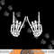 Skeleton Hand Gestures - Rock Skeleton Hands - Halloween png, sublimation copy.jpg