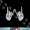 Skeleton Hand Gestures - Rock Skeleton Hands - Halloween png, sublimation.jpg
