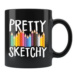 artist mug, artist gift, art coffee mug, art teacher gift, painting mug, painter mug, artist coffee mug, sketching mug,