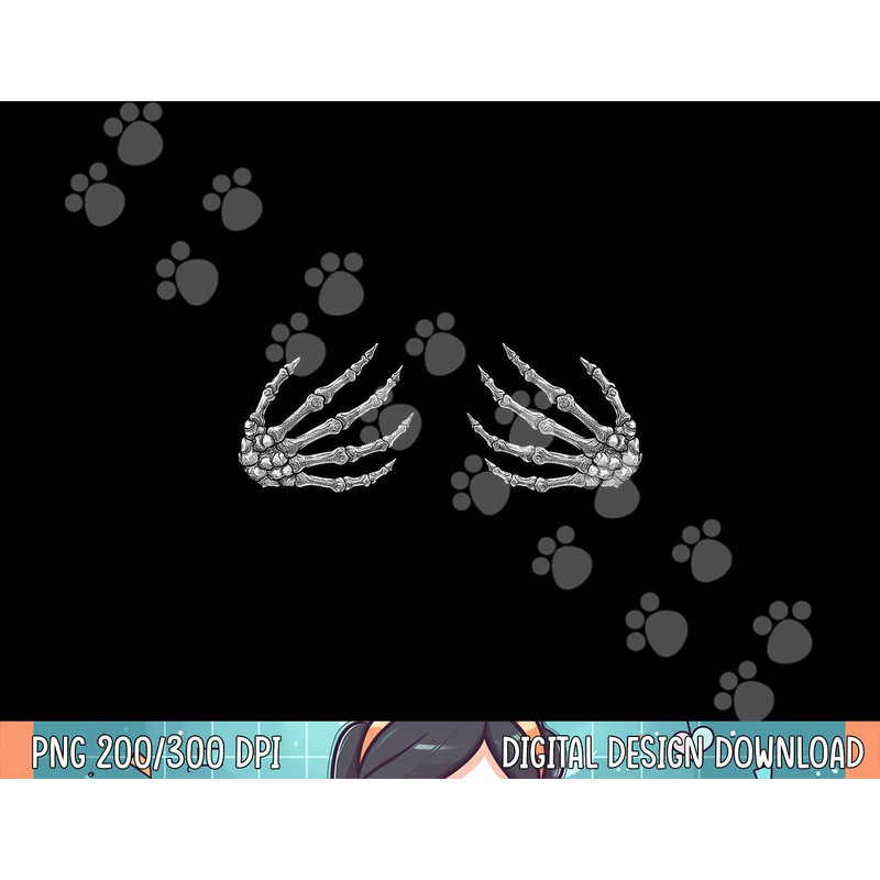 Skeleton Hands Women - Spooky Halloween Rock Band Concerts png, sublimation.jpg