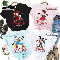 family matching pirates disney shirt, mickey pirates shirt, vintage disney shirt, yo ho yo ho a pirates life for me, dis