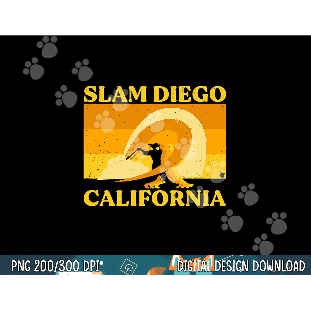 Slam Diego Surf Vibes - San Diego Baseball png, sublimation.jpg
