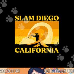 slam diego surf vibes - san diego baseball png, sublimation