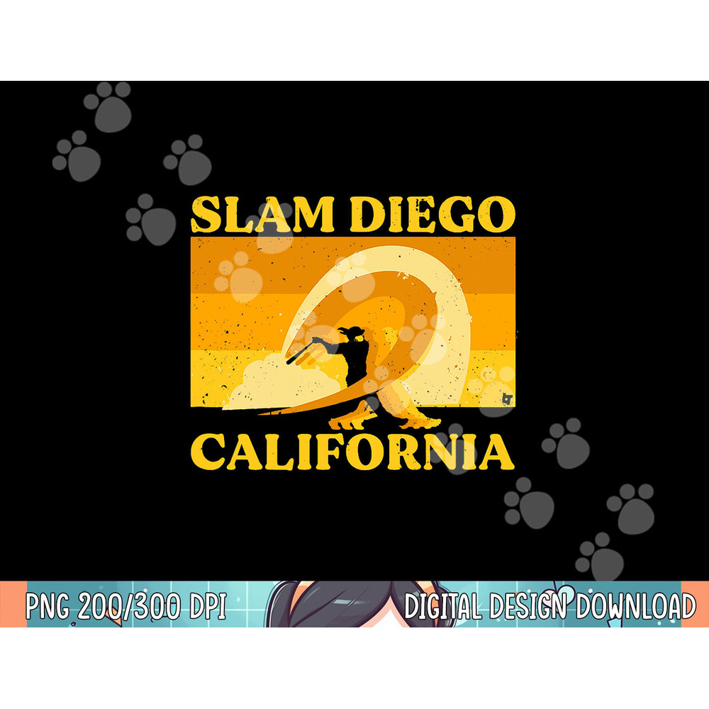 Slam Diego Surf Vibes - San Diego Baseball png, sublimation .jpg