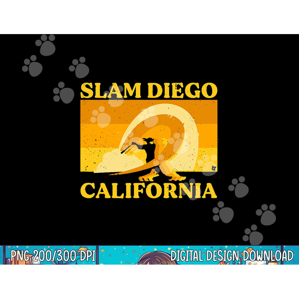 Slam Diego Surf Vibes - San Diego Baseball png, sublimation.jpg