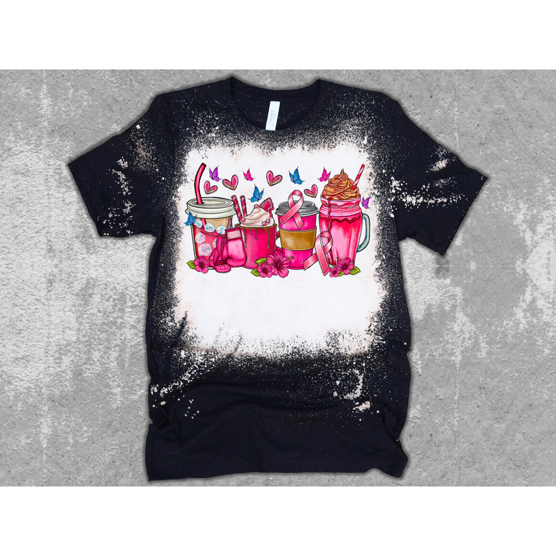 Breast Cancer Coffee Cups Png Sublimation Design, Breast Cancer Clipart, Cancer Coffee Cups Png, Cancer Awareness Png, Digital Download - 2.jpg