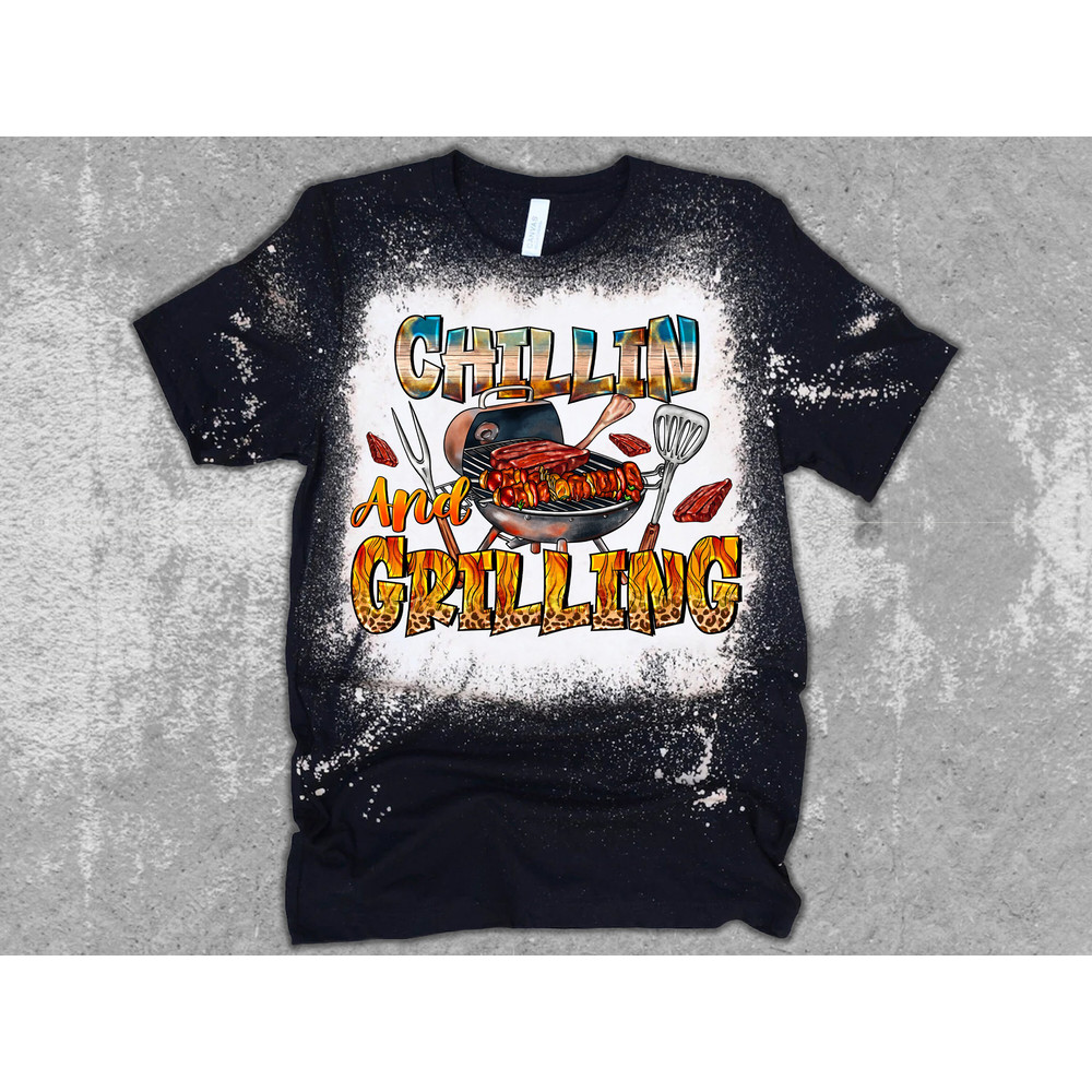 Chillin' And Grilling Png, Sublimation Design, Barbecue Dad Apron Png, Western Png, Barbecue Png, father's day Design, Digital Download - 2.jpg