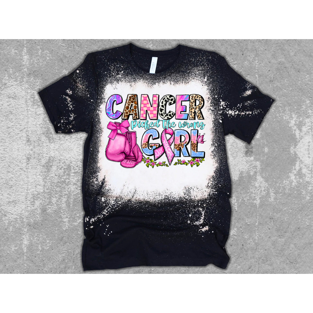 Cancer picked the wrong girl png sublimation design download, Breast Cancer png, boxing gloves png, sublimate designs download - 2.jpg