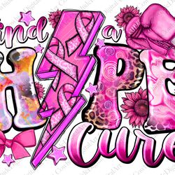 find hope cure png sublimation design download, breast cancer png, cancer awareness png, cancer ribb