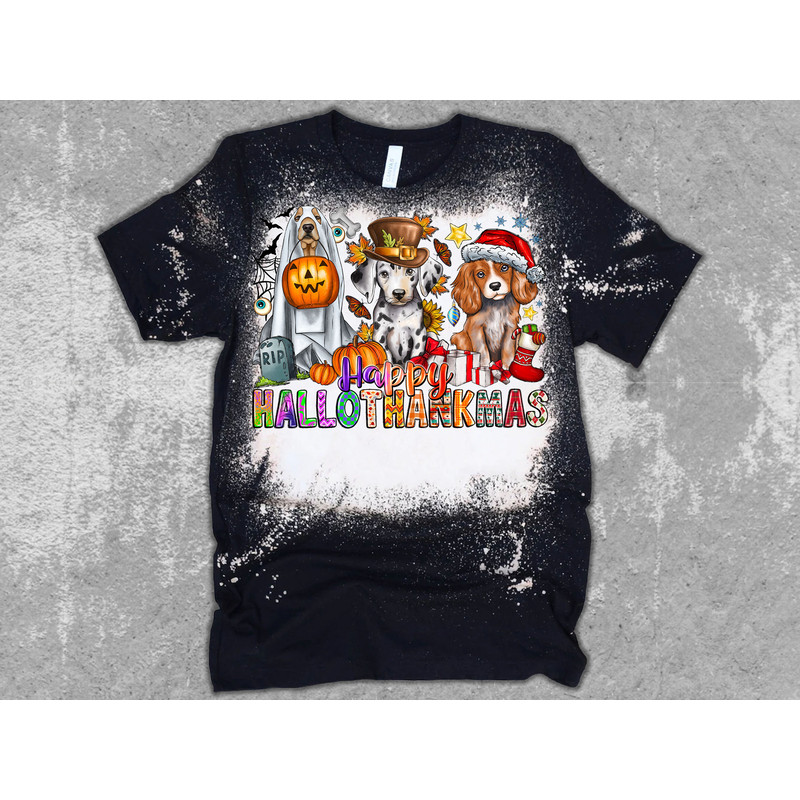 Happy Hallothanksmas Dog PNG, Dog Clipart, Fall PNG, Halloween png, Christmas PNG, Western Png, Instant Download, Sublimation Design - 2.jpg