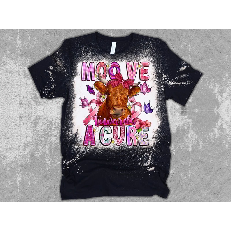 Moo-Ve Towards a Cure png sublimate designs download, Breast Cancer png, Cute Cow with Pink Ribbon, Breast Cancer, sublimate design download - 2.jpg