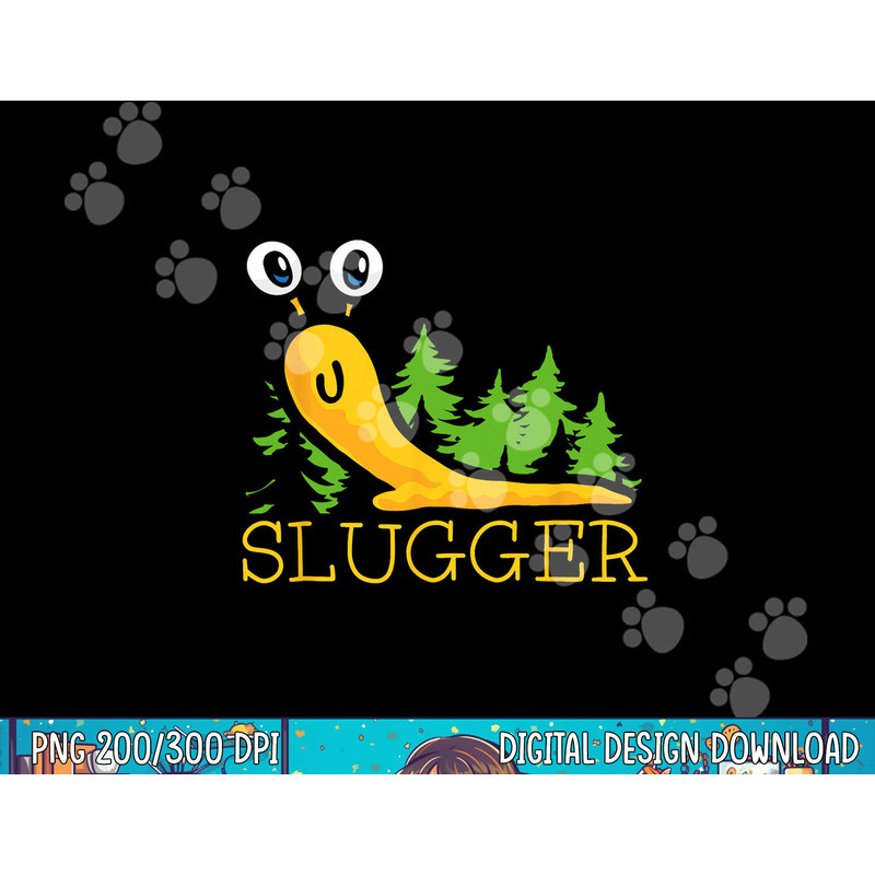 Slugger Slug – Funny Banana Slug Expert Baseball Game Player png, sublimation.jpg