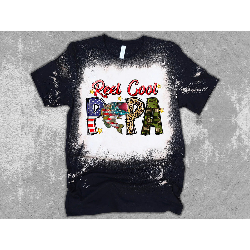Reel cool Papa fishing png sublimation design download, reel cool Papa png, 4th of July png, patriotic Papa png, sublimate designs download - 2.jpg