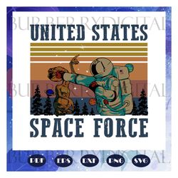 united states space force svg, nasa svg, nasa astronaut svg, nana astronaut moon svg, vintage nasa astronaut svg, retro