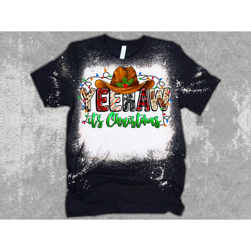 Yeehaw it's Christmas PNG Print File for Sublimation Or Print, Christmas Sublimation, western cowboy png, Funny Sublimation, Christmas png - 2.jpg