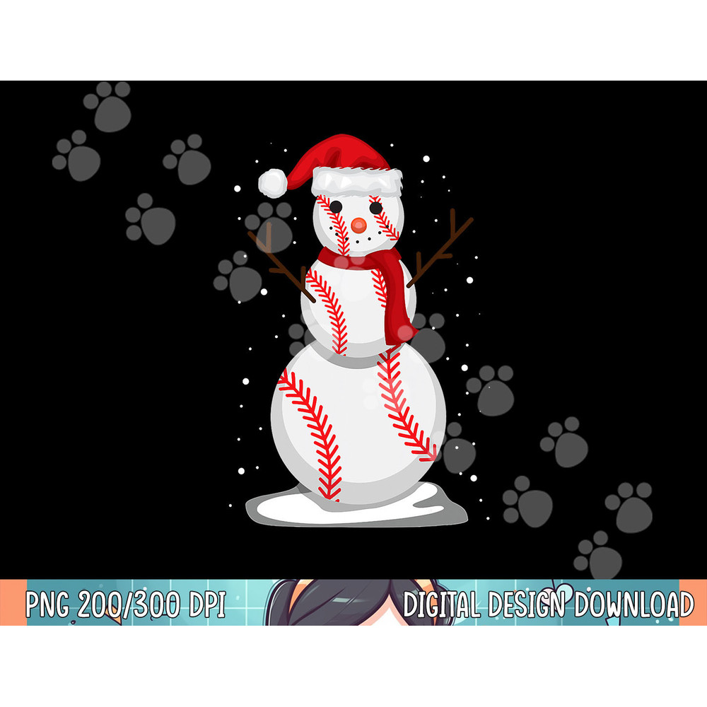 Snowman Baseball Winter X-Mas Holida Cool Christmas Gifts png, sublimation.jpg