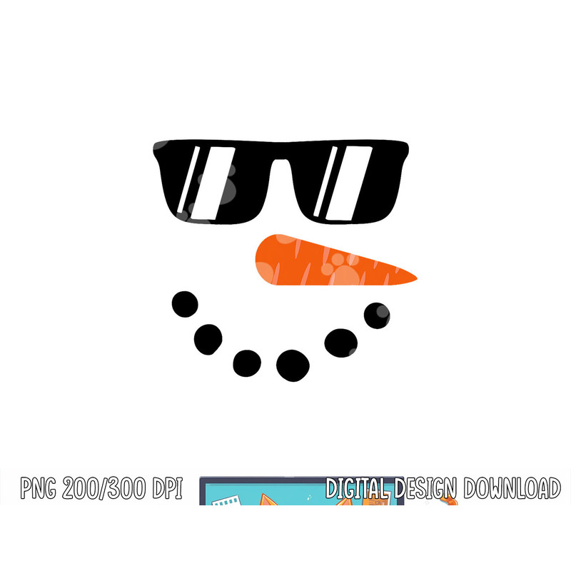 Snowman Shirt for Boys Kids Toddlers Glasse Christmas Winter png, sublimation copy.jpg