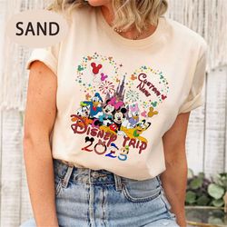 mickey and friends disney trip 2023 shirt, disney family trip 2023 family vacation shirt, disney trip shirt, disney grou
