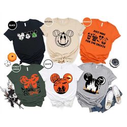 halloween disney shirts, disney pumpkin shirts, mickey mummy shirt, disney holiday halloween shirt, family matching, hal